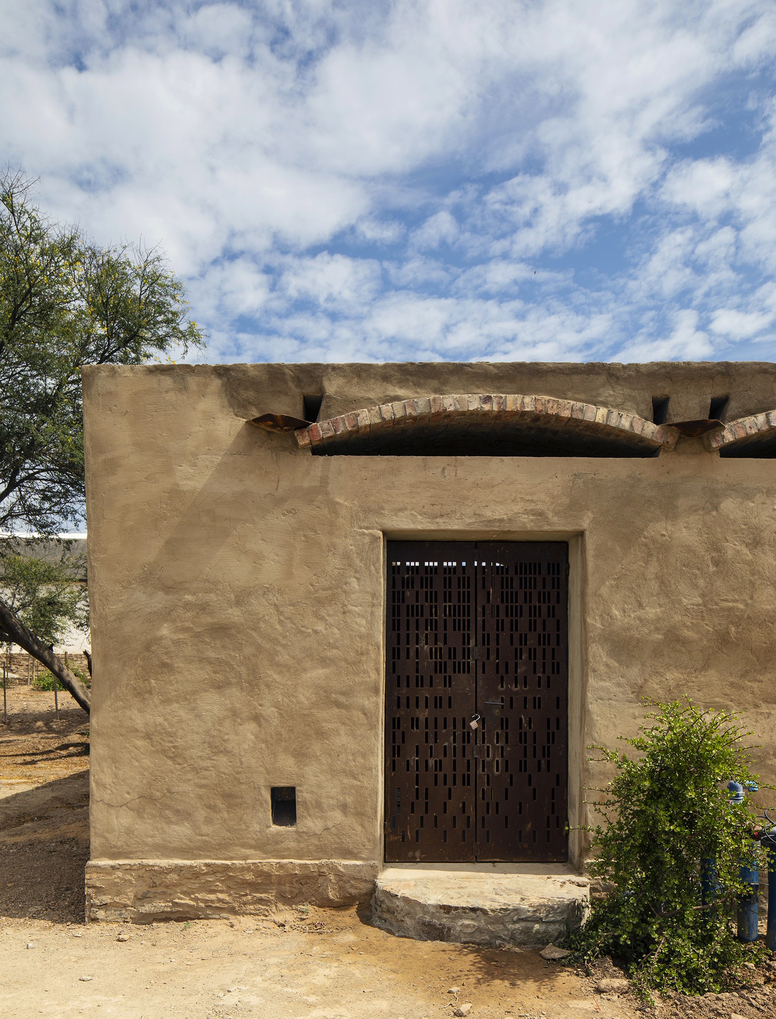 Pump room — completed, entrance